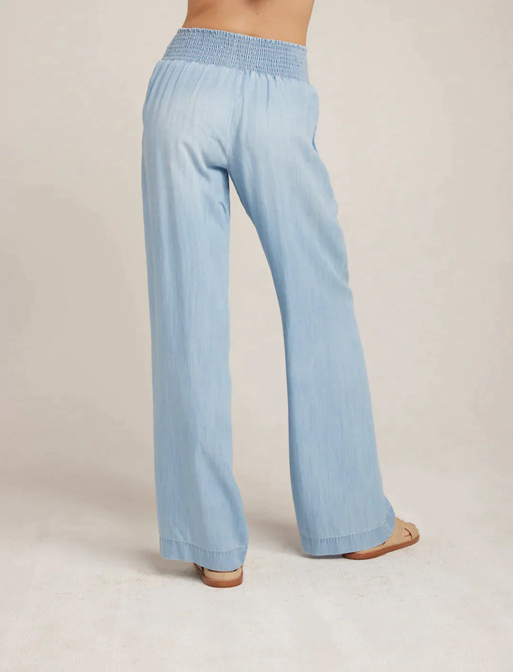 Bella Dahl Smocked Waist Wide Leg Pants