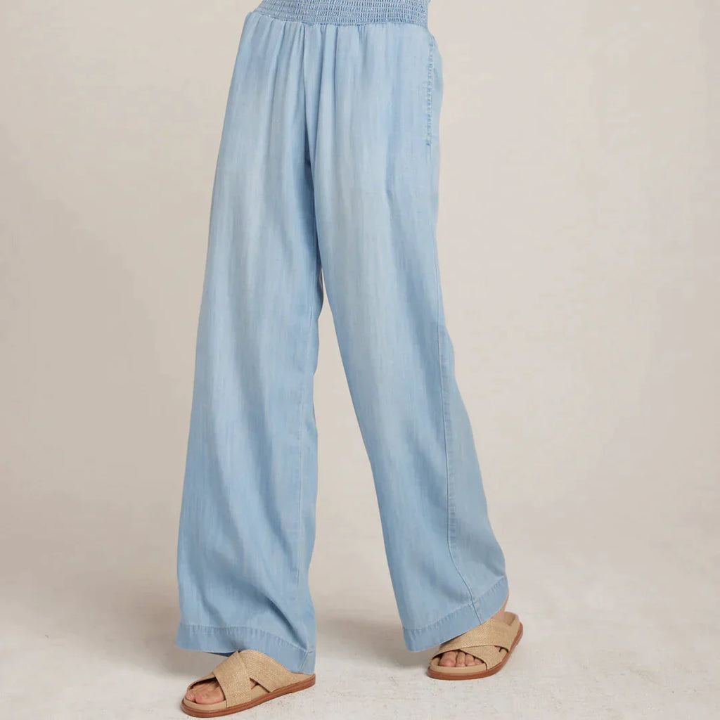 Bella Dahl Smocked Waist Wide Leg Pants
