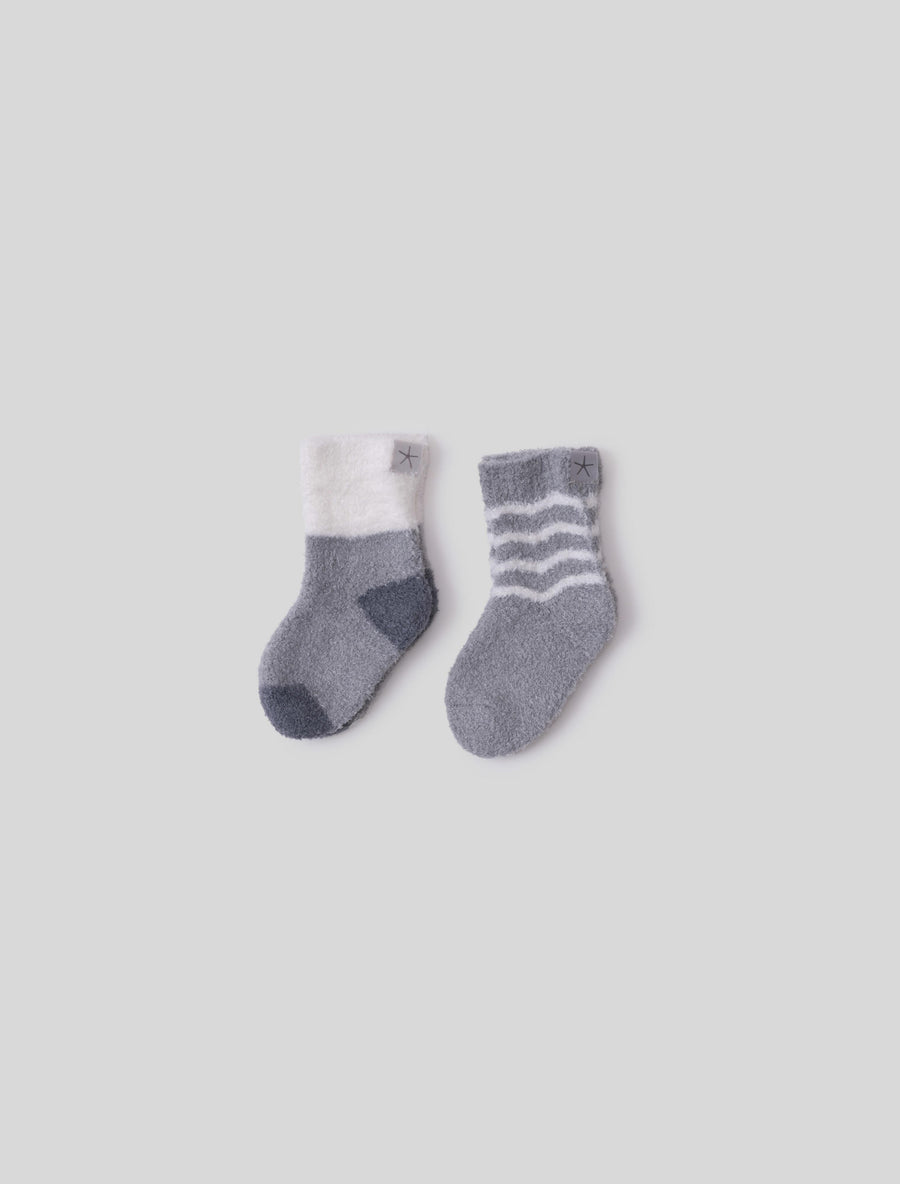 Barefoot Dreams CozyChic Lite® Baby Sock Stripe Set
