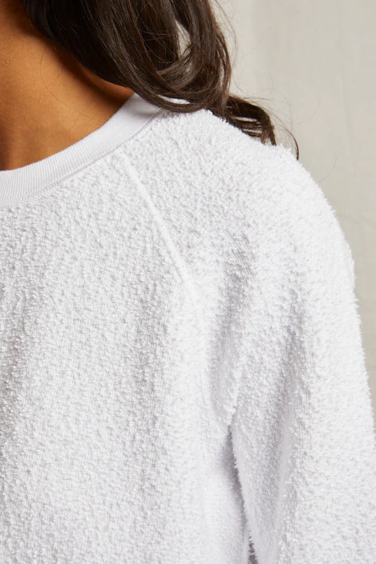 Perfect White Tee Sami Summer Boucle Raglan Sweatshirt