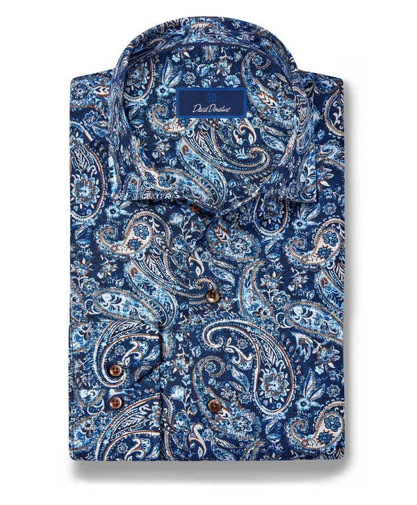 David Donahue Paisley Sport Shirt