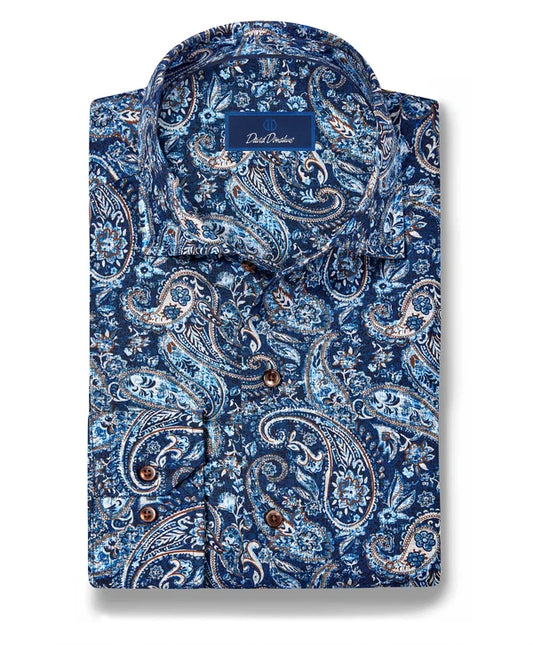 David Donahue Paisley Sport Shirt