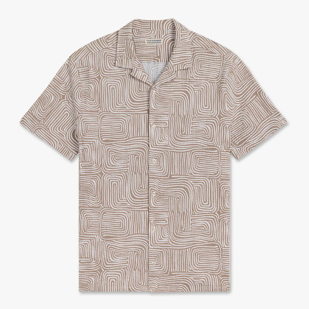 Fair Harbor Castaway Textured Camp Shirt