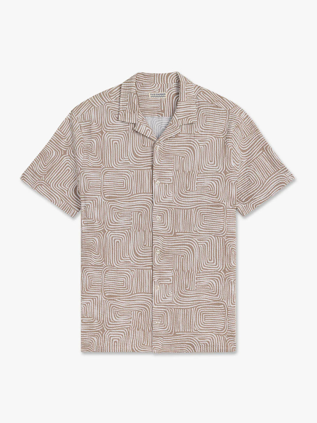 Fair Harbor Castaway Textured Camp Shirt