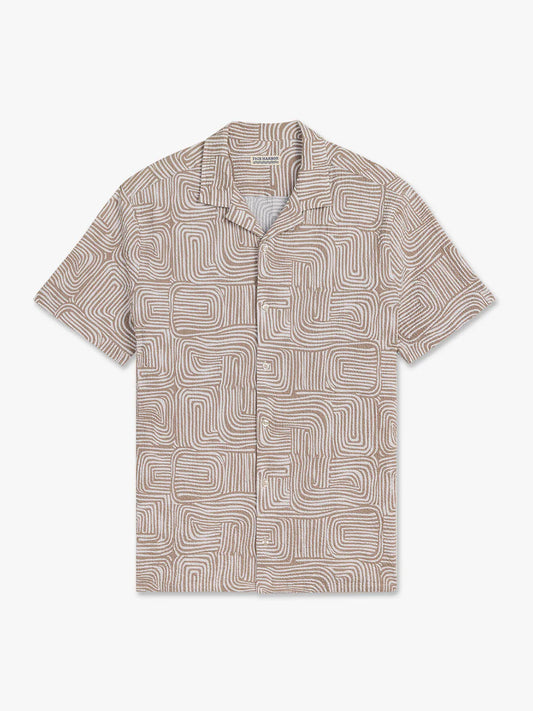 Fair Harbor Castaway Textured Camp Shirt