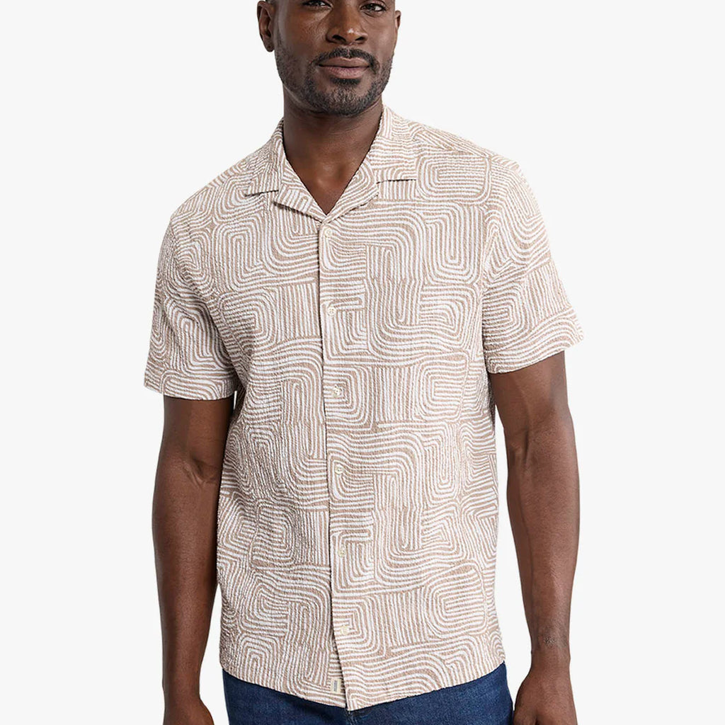 Fair Harbor Castaway Textured Camp Shirt