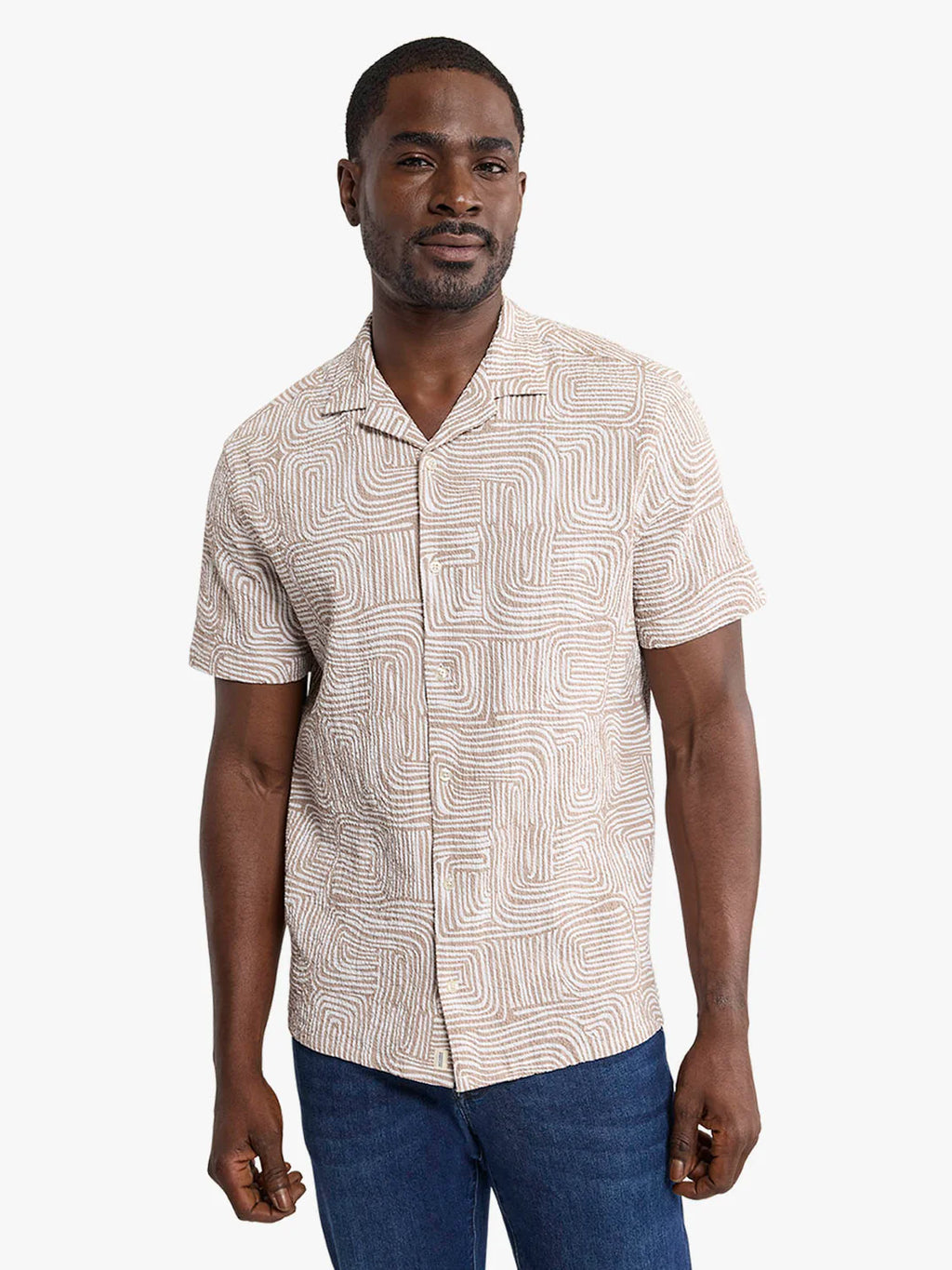 Fair Harbor Castaway Textured Camp Shirt