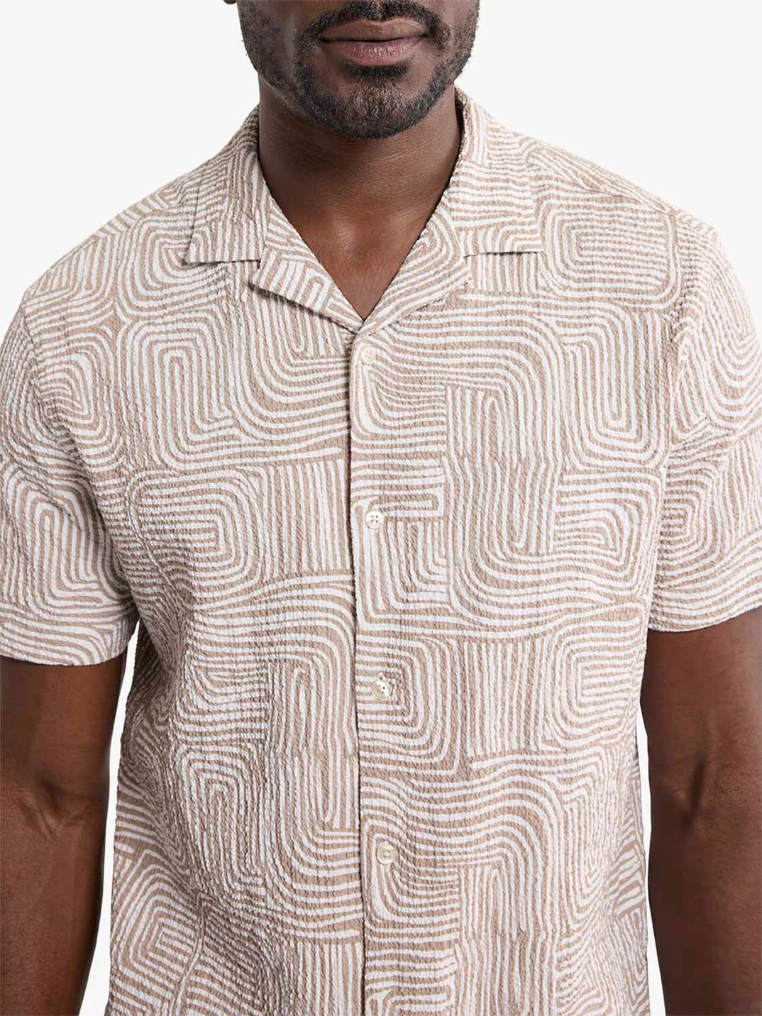 Fair Harbor Castaway Textured Camp Shirt