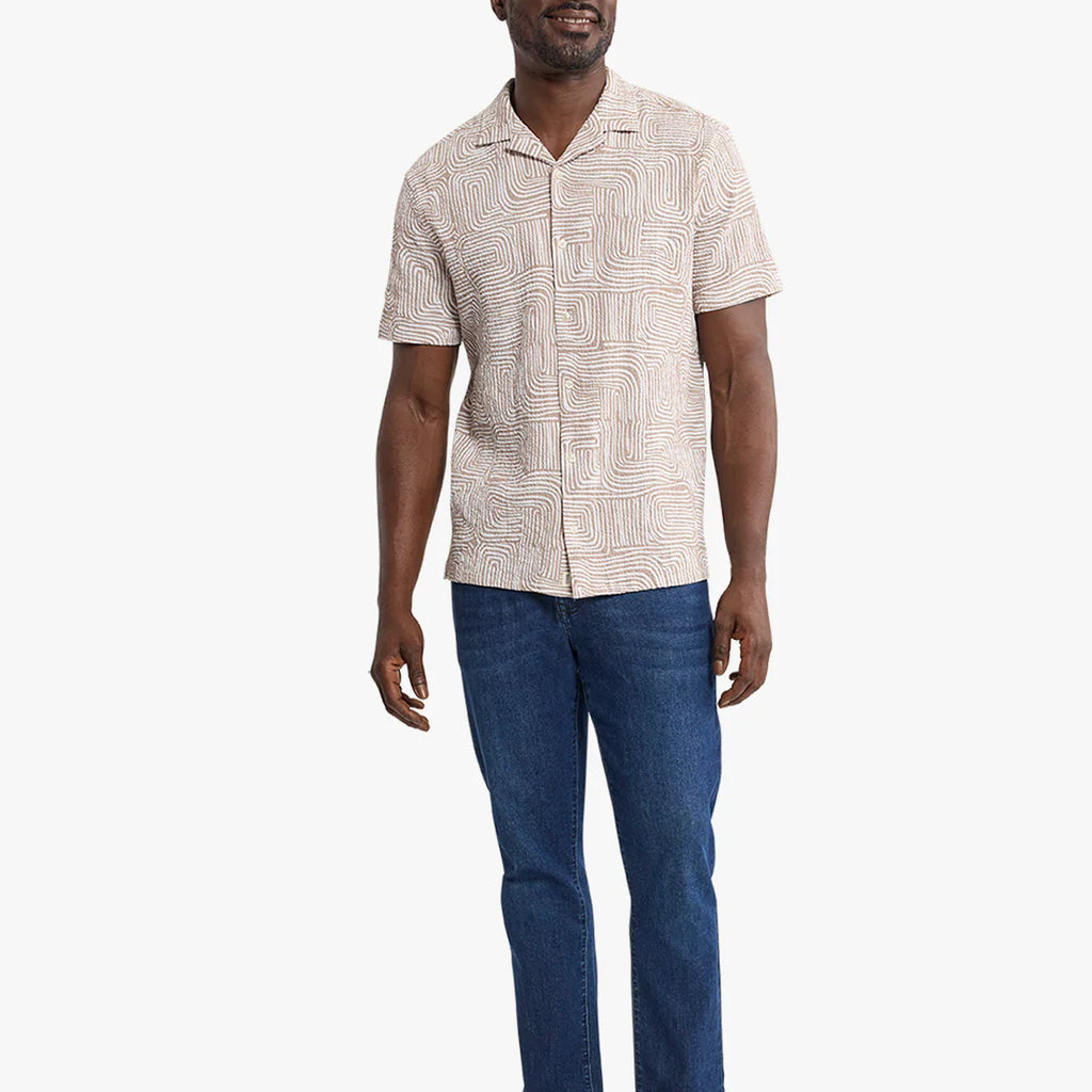 Fair Harbor Castaway Textured Camp Shirt