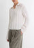 Vince Cable-Knit Wool-Blend Polo Sweater