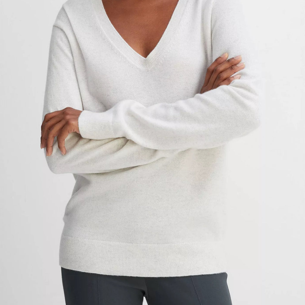 Vince Cashmere Weekend V-Neck Sweater