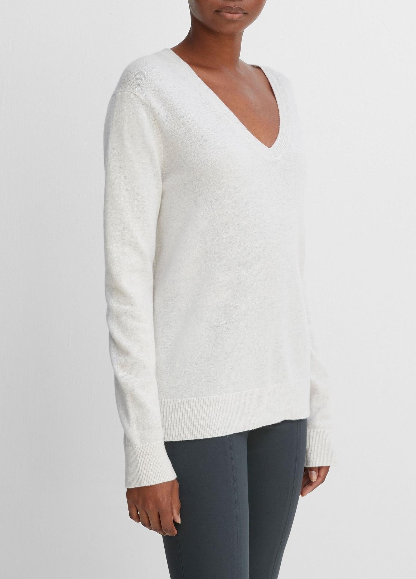 Vince Cashmere Weekend V-Neck Sweater