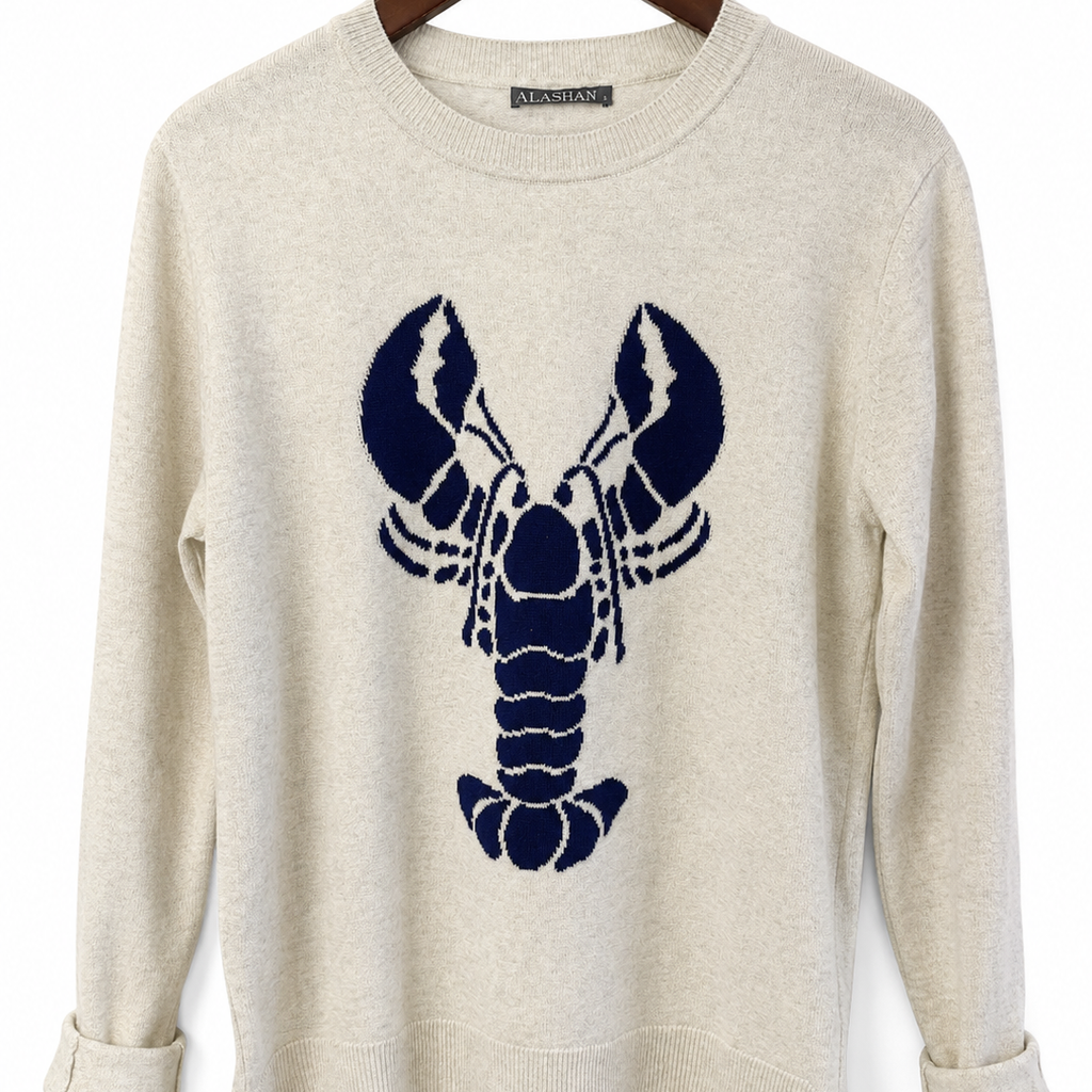 Alashan Cotton Cashmere Lobster Sweater