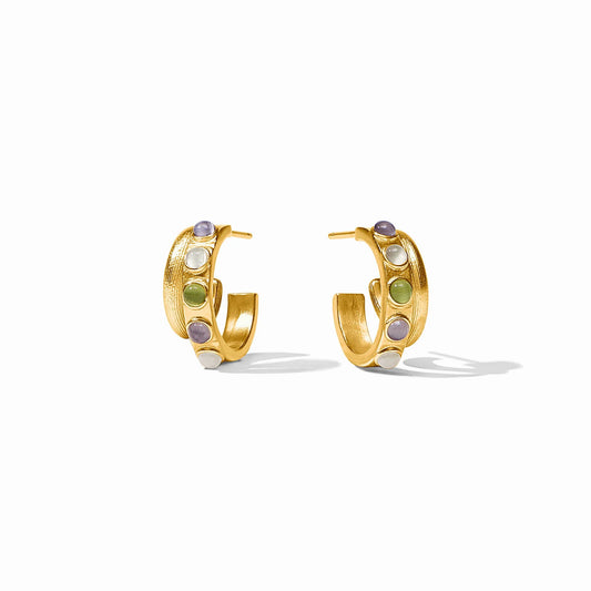 Julie Vos Cobblestone Double Hoop