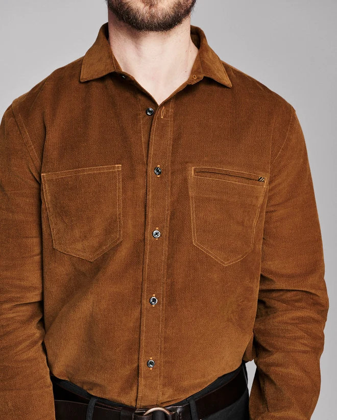 Billy Reid Cochran Moleskin Shirt