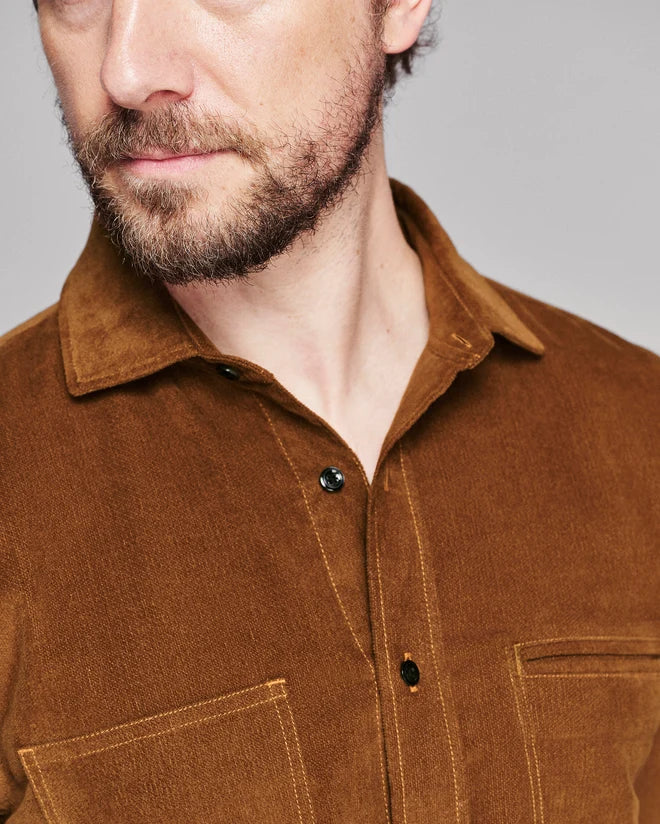 Billy Reid Cochran Moleskin Shirt