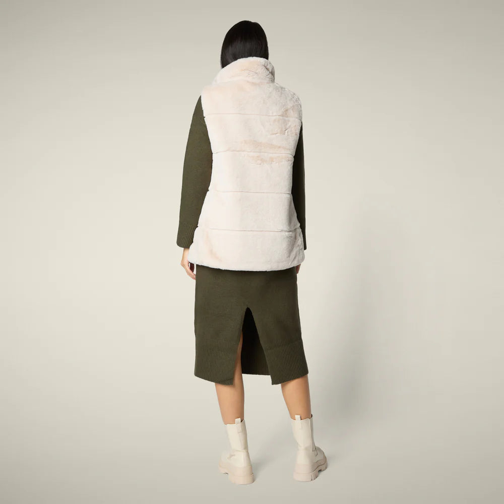 Save The Duck Women's Nives Reversible Faux Fur Vest