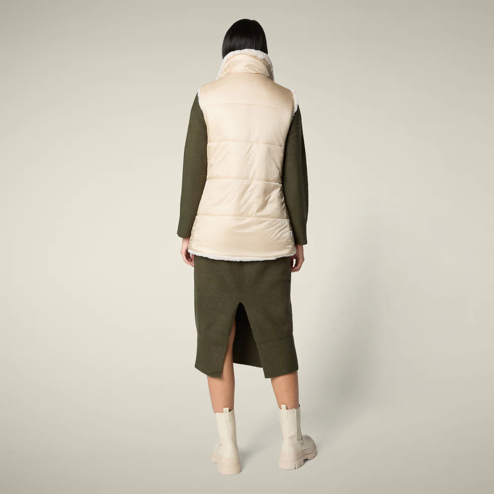 Save The Duck Women's Nives Reversible Faux Fur Vest