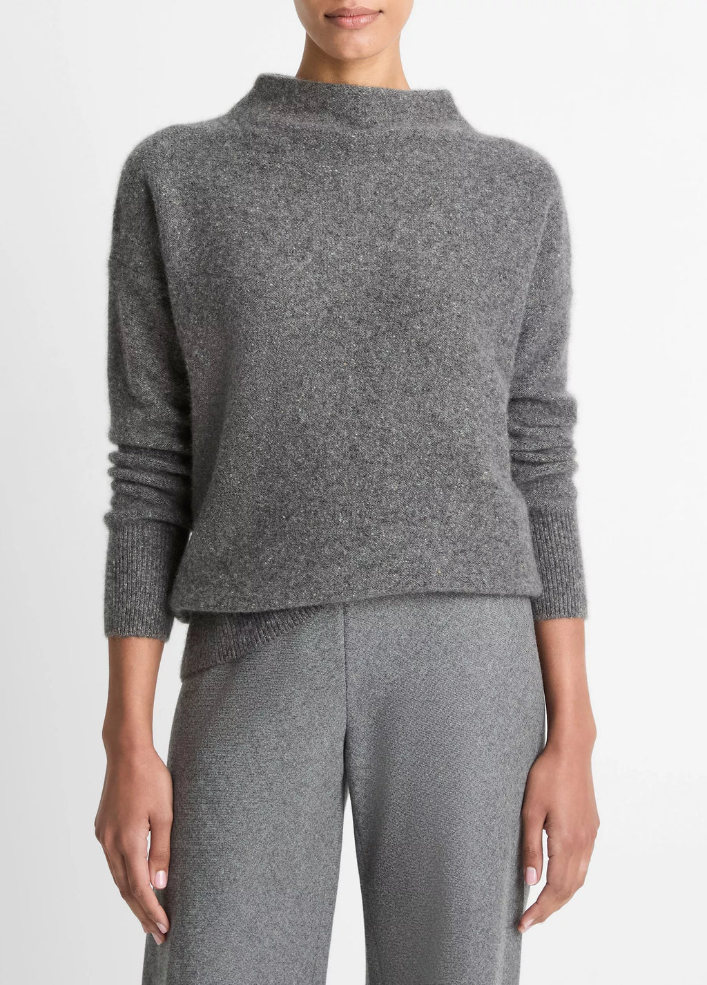 Vince Donegal Cashmere Funnel-Neck Sweater – Puritan Cape Cod Vince Donegal Cashmere Funnel-Neck Sweater – Puritan Cape Cod