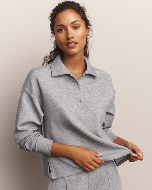 Rhone DreamGlow® Polo Sweatshirt