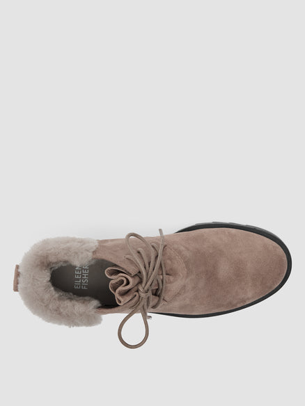 Eileen Fisher Kenille Sport Suede Wedge Bootie