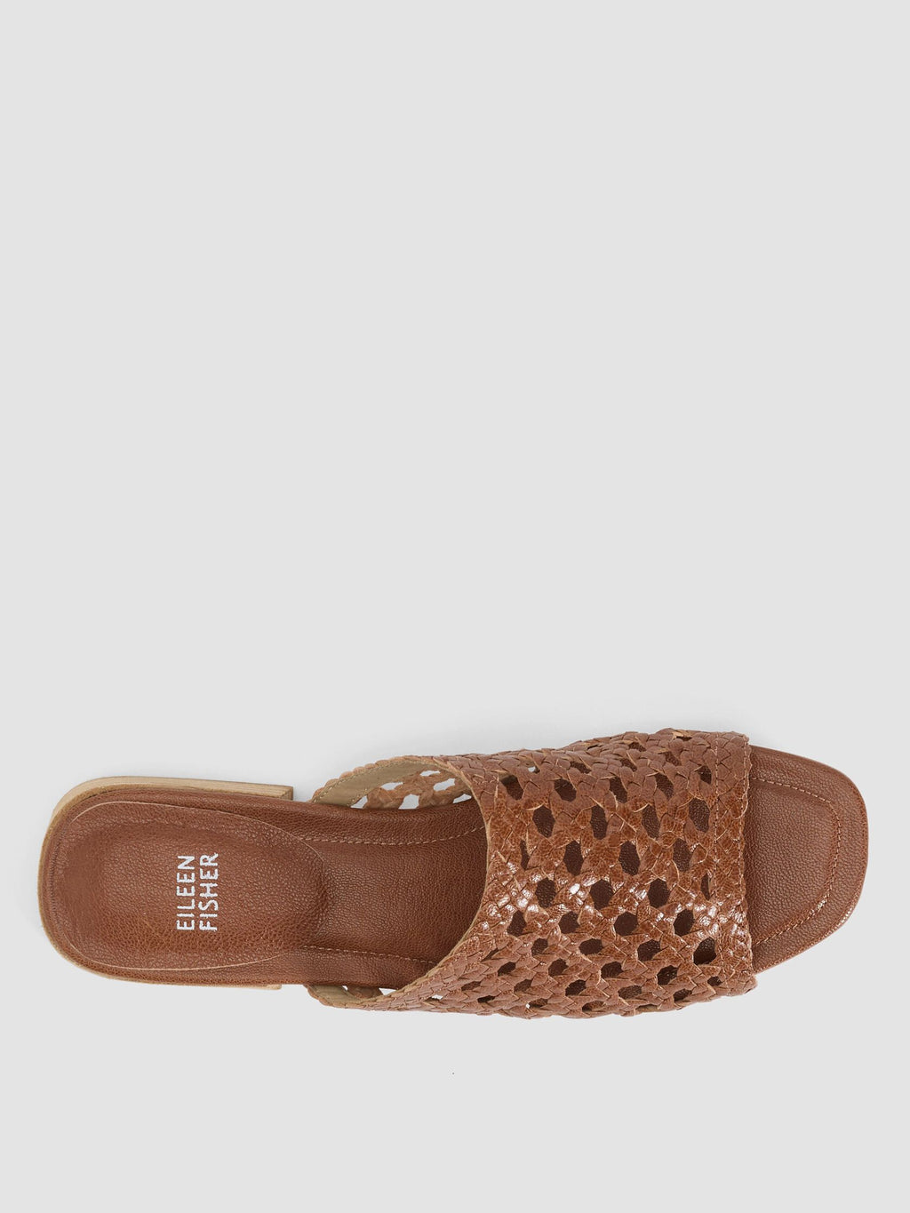 Eileen Fisher Folie Woven Leather Slide Sandal