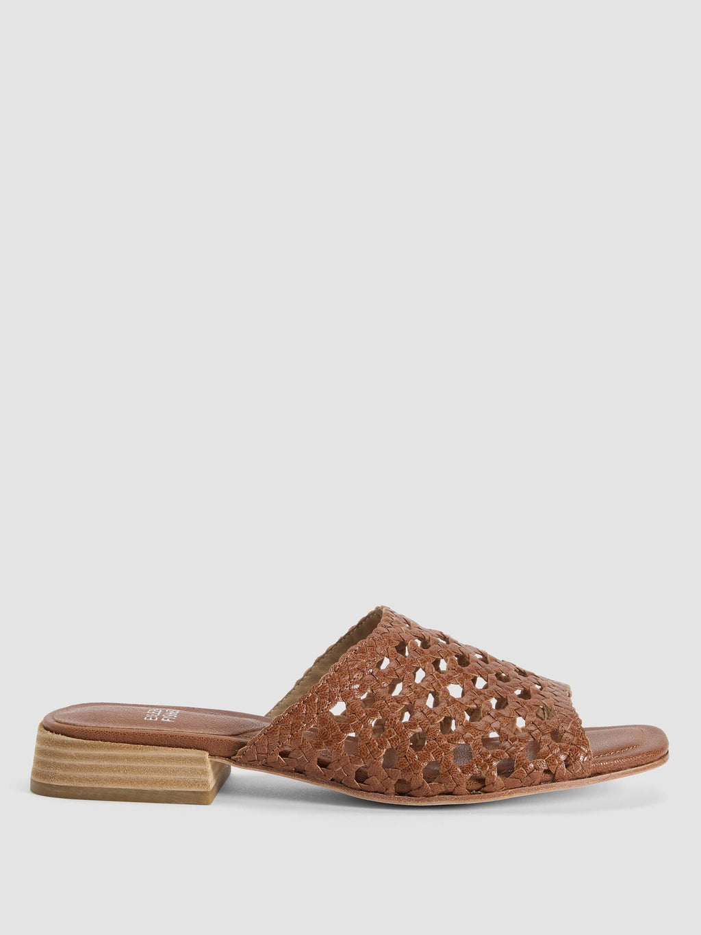 Eileen Fisher Folie Woven Leather Slide Sandal