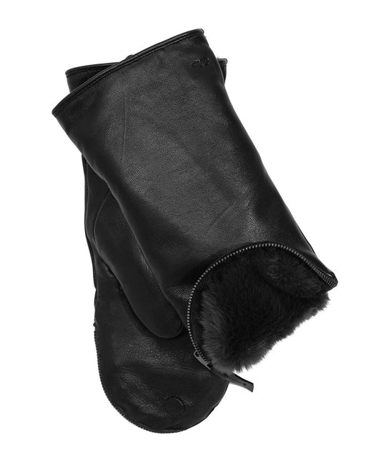 Echo Zip-top Mitten With Faux Fur Lining