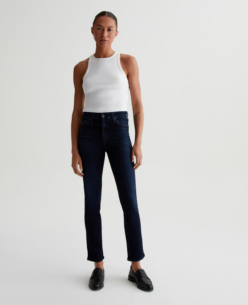 AG Women's Mari High-Rise Slim Straight Leg Jean