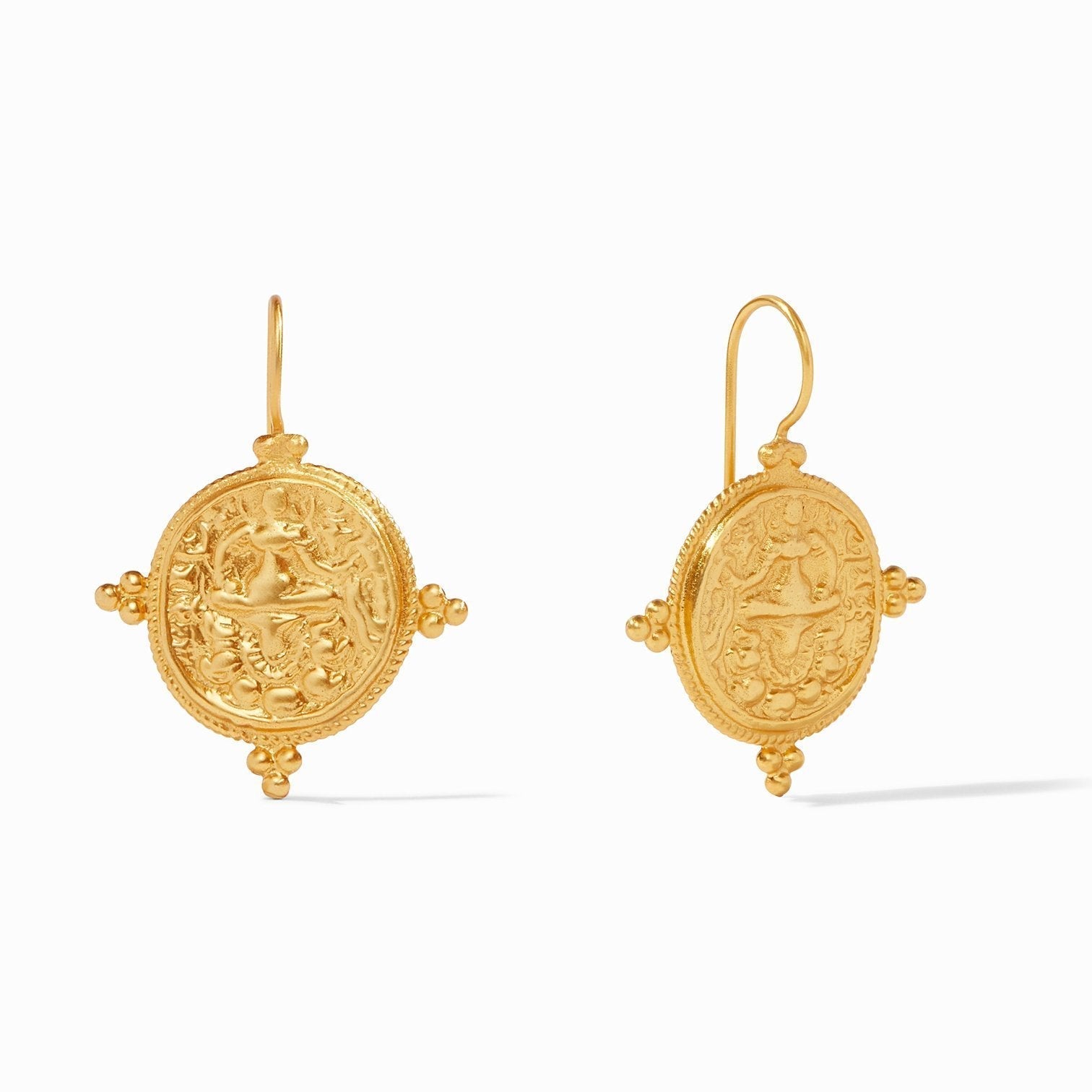 Quatro Coin Earrings