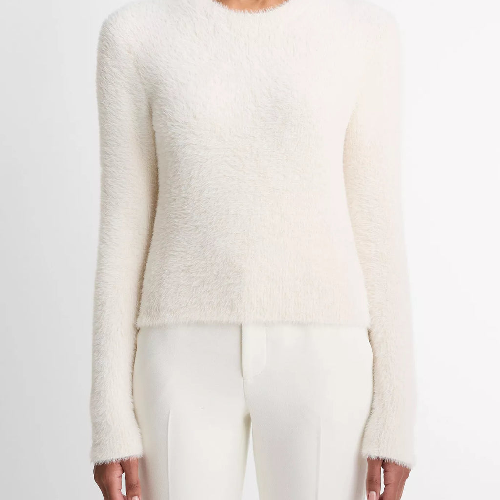 Vince Eyelash Crew Neck Sweater