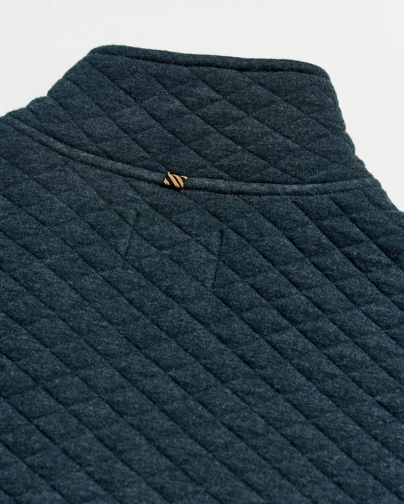 Billy Reid Diamond Quilt Half Zip