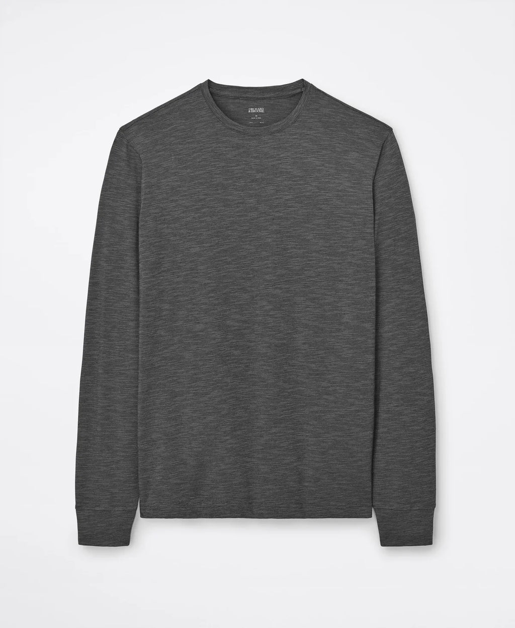Orchard & Broome Willett Micro Stripe Long Sleeve Tee