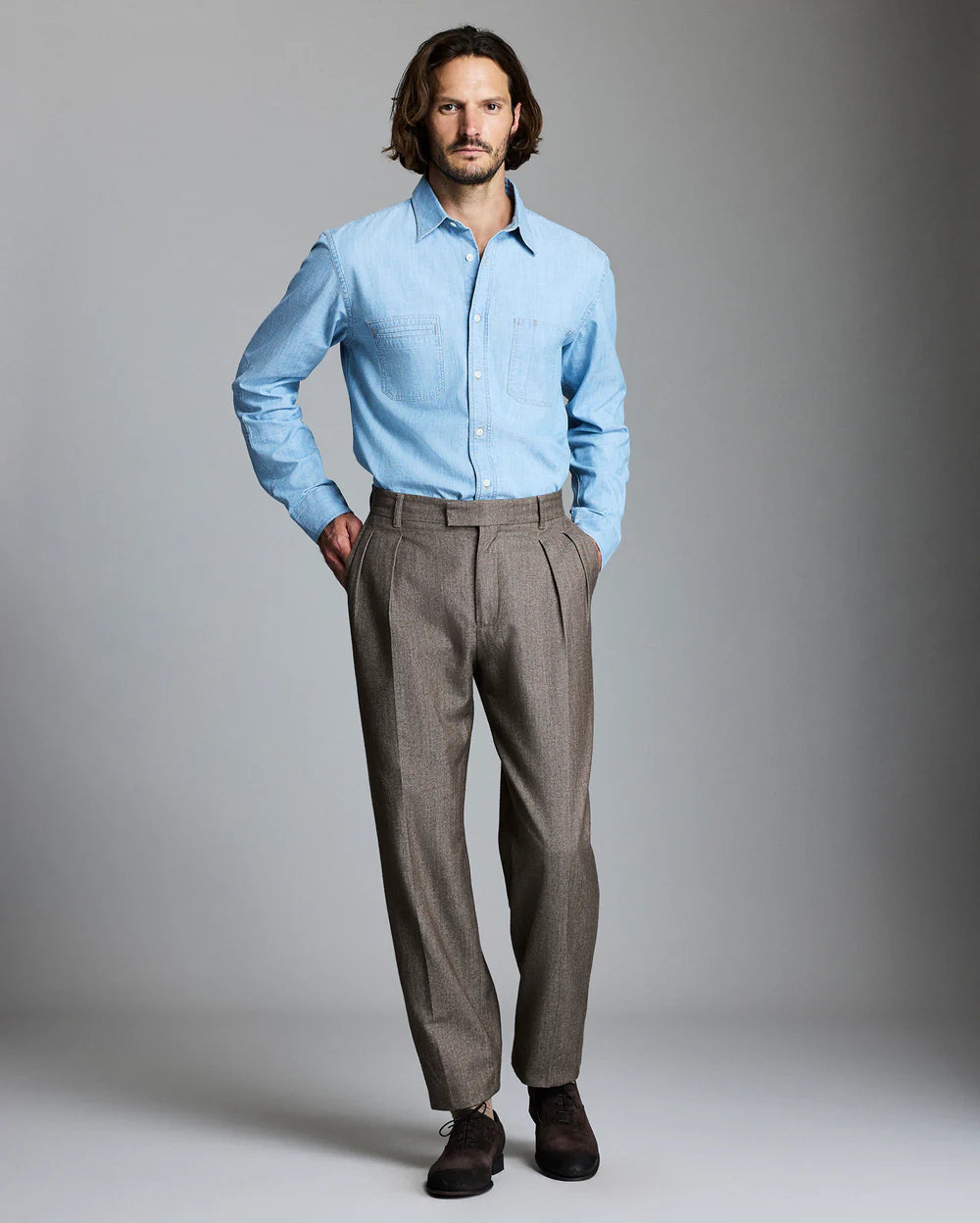 Billy Reid Chambray Field Shirt