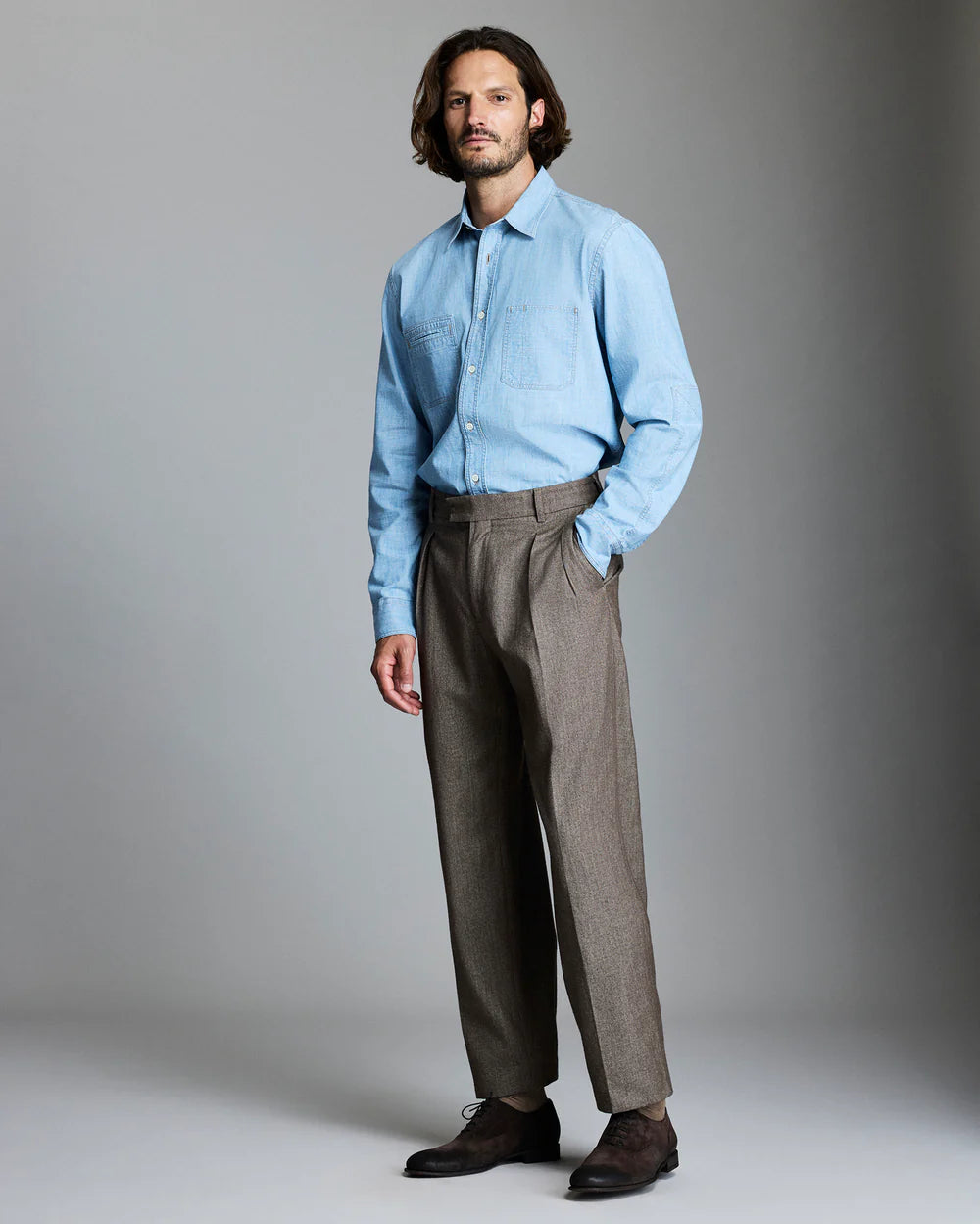 Billy Reid Chambray Field Shirt