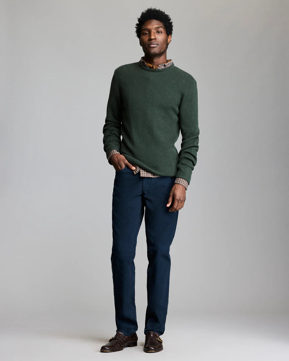 Billy Reid Mini Waffle Crew