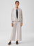 Eileen Fisher Boiled Wool Jersey Mandarin Collar Shirt Jacket