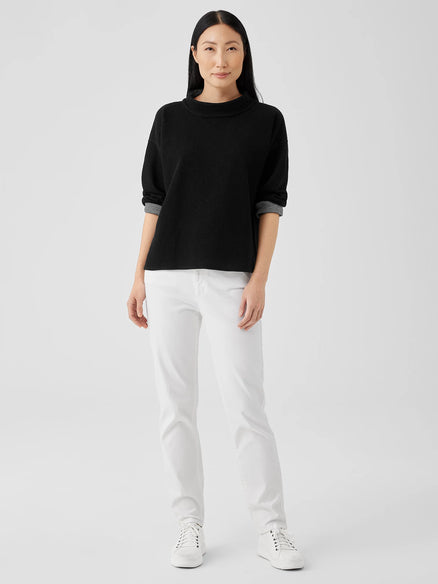 Eileen Fisher - Women's Sweater Stone for Eileen Fisher - Black - Size: One Size Regular