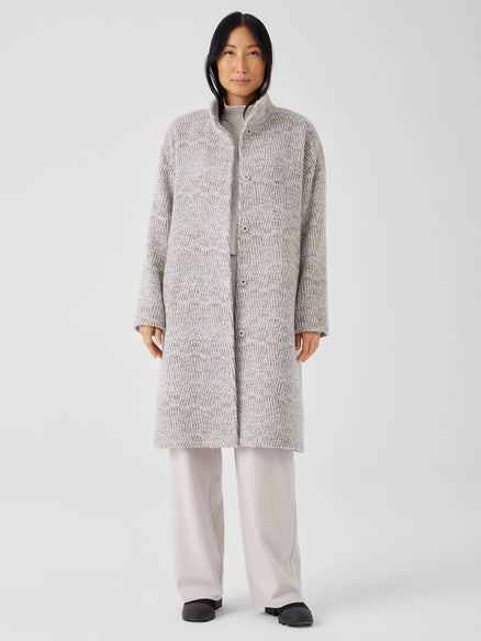 Eileen Fisher Doubleface Wool Cloud Hooded Coat - Puritan Cape Cod