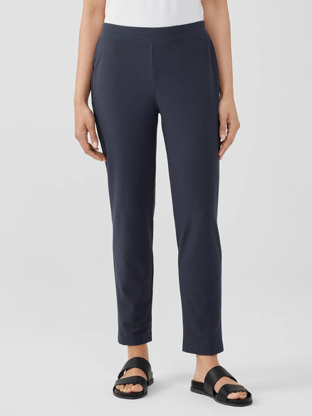 Eileen Fisher System Washable Stretch Crepe Slim Ankle Pant