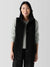 Eileen Fisher Fine Wool Alpaca Stand Collar Vest