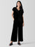 Eileen Fisher Crushed Velvet Wide-Leg Pant