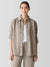 Eileen Fisher Garment-Dyed Utility Organic Cotton Shirt Jacket