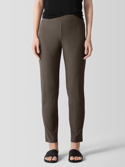 Eileen Fisher Washable Stretch Crepe Pant