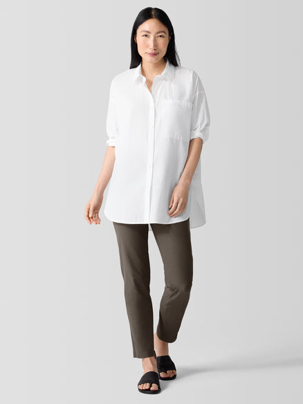 Eileen Fisher Washable Stretch Crepe Pant