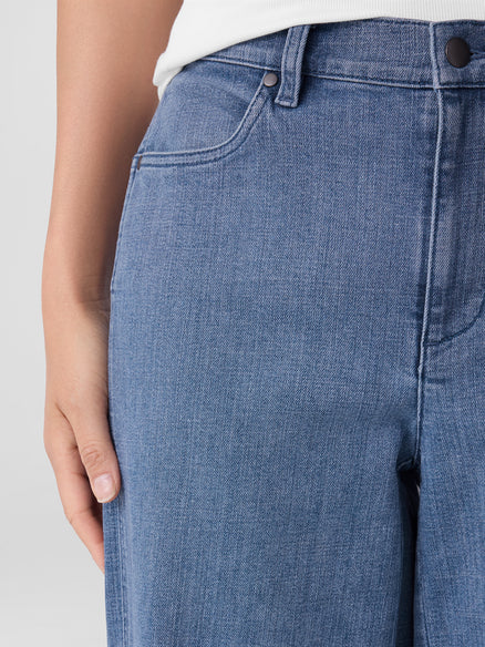 Eileen Fisher Cotton Stretch Denim Lantern Jean