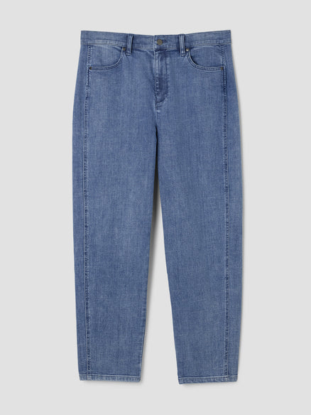 Eileen Fisher Cotton Stretch Denim Lantern Jean