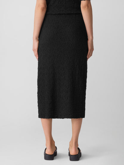 Eileen Fisher Bubble Jacquard Pencil Skirt