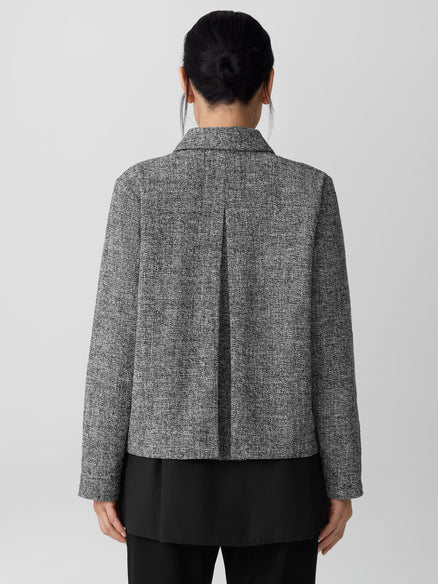 Eileen Fisher Organic Cotton Tweed Jacket
