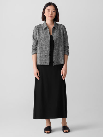 Eileen Fisher Organic Cotton Tweed Jacket